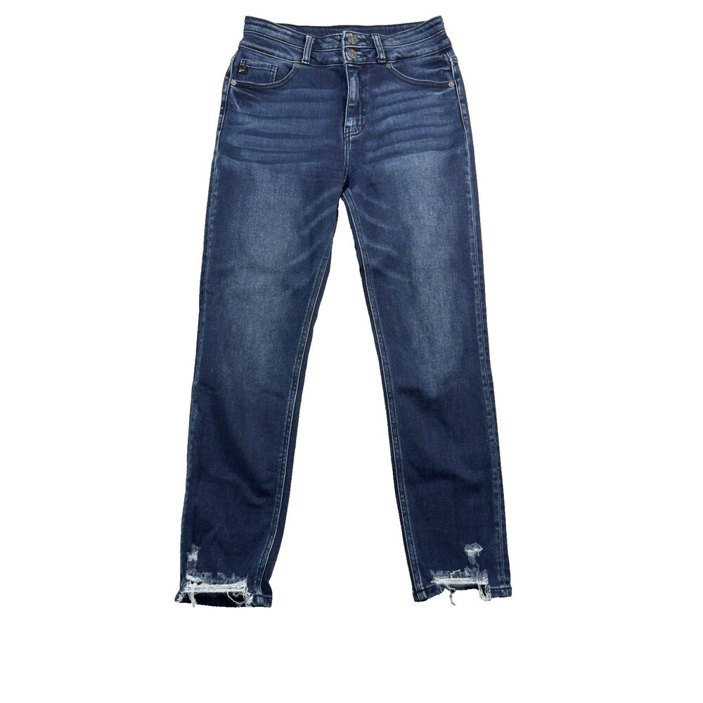 KanCan Jeans Estilo Womens Size 7 Slim Mid Rise Skinny Stretch Distressed